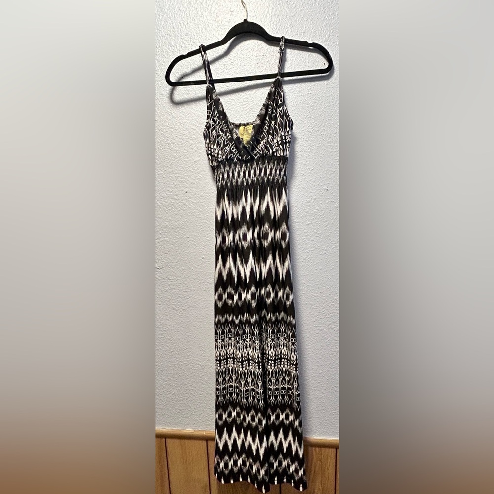 Black and White Maxi Dress